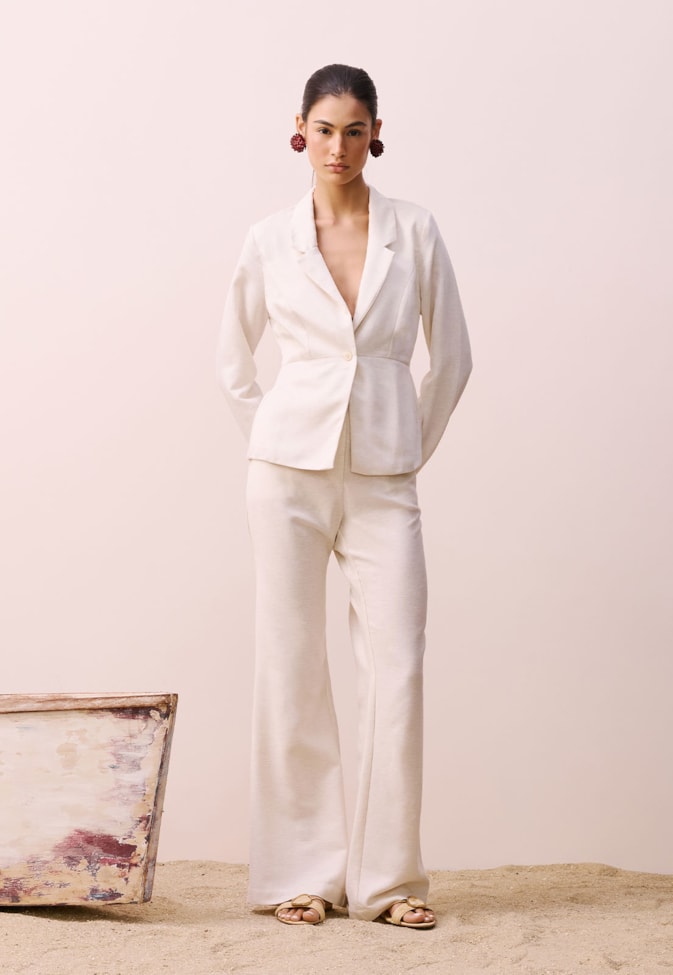 Calça Flare Caimento Sofisticado