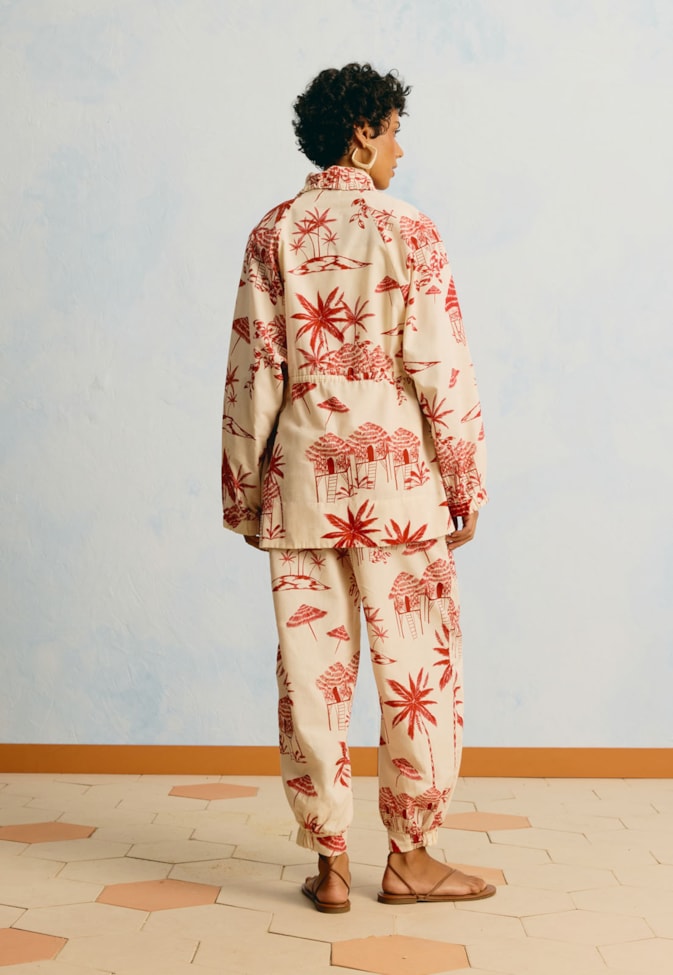 Calça Jogger Estampada Playa Blanca