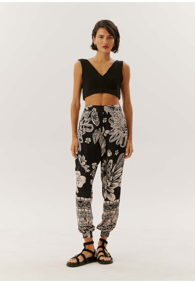 Calça Jogger Estampada Pradaria