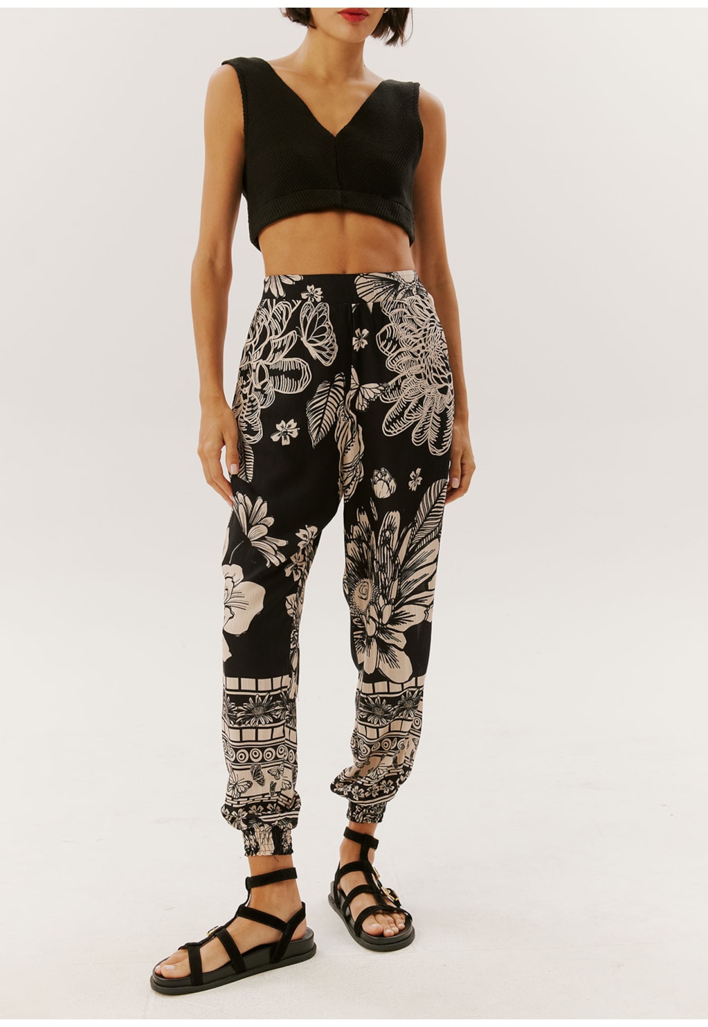 Calça Jogger Estampada Pradaria