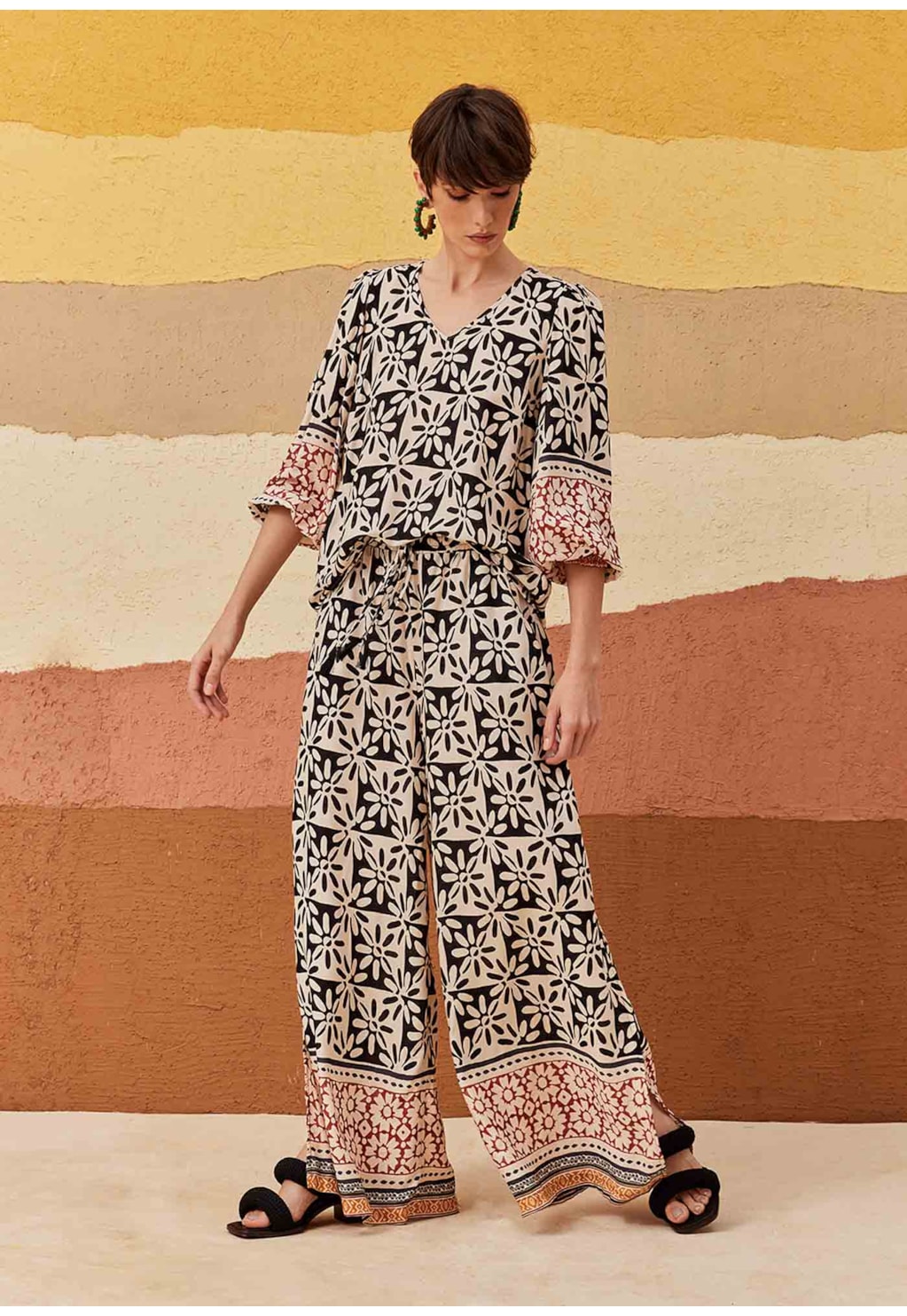 Calça Loungewear Estampada Salta