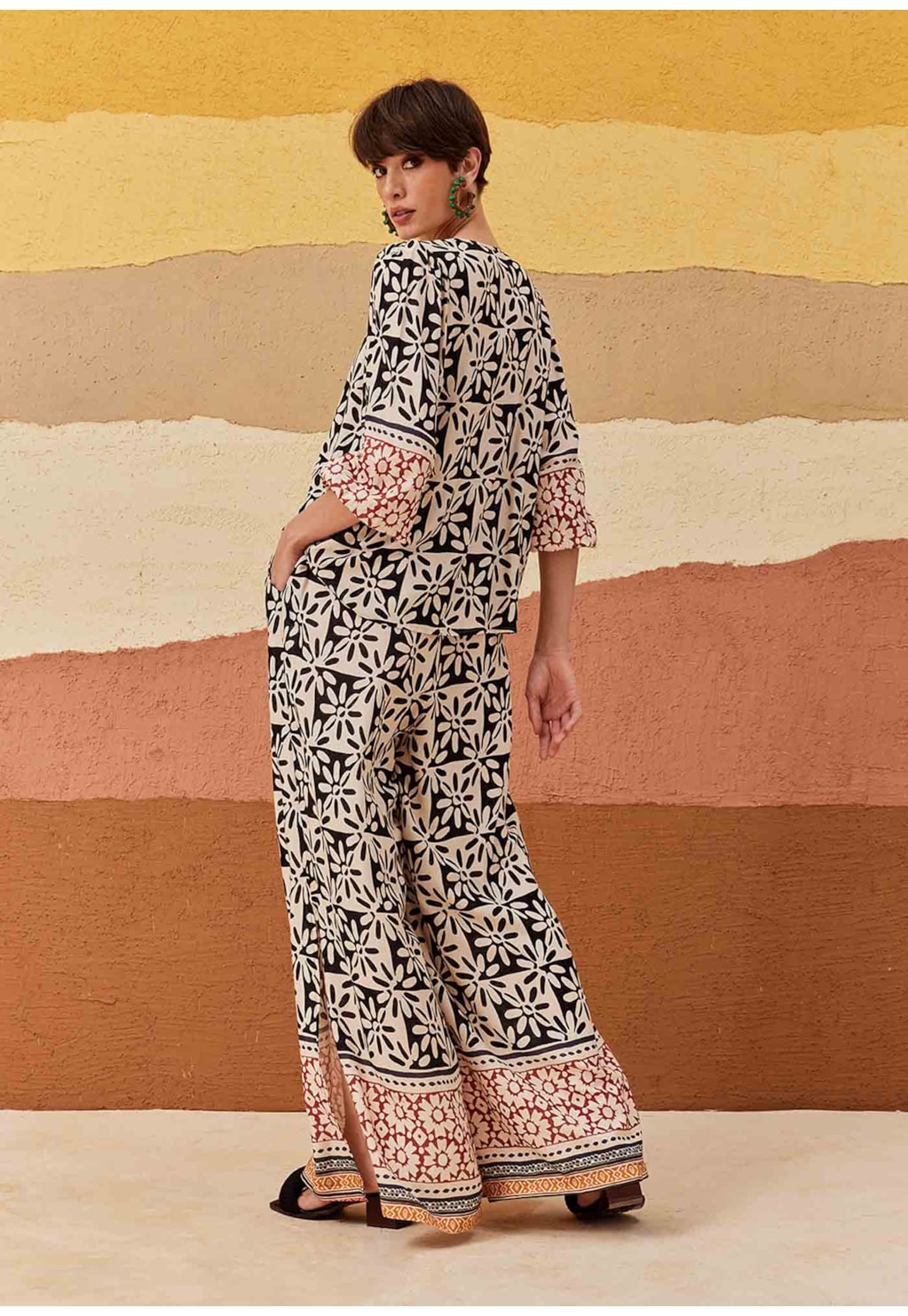 Calça Loungewear Estampada Salta