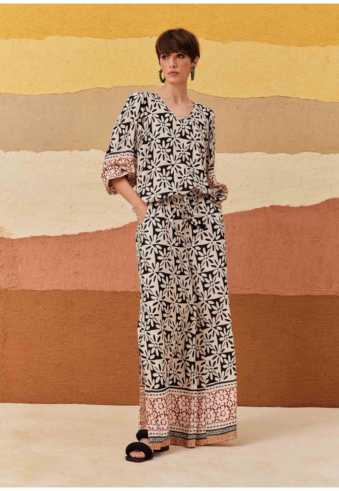 Calça Loungewear Estampada Salta