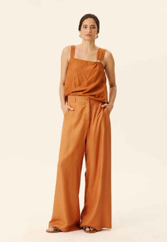 Calça Pantalona Vista Frontal