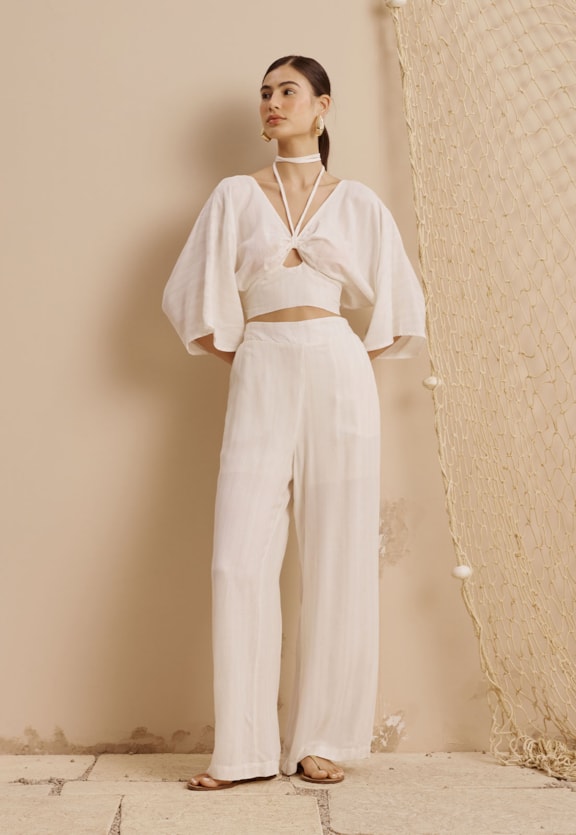 Calça Pantalona Vista Frontal