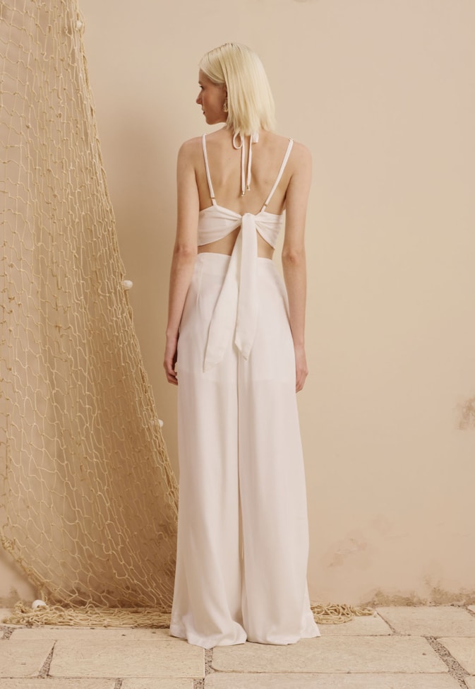 Calça Pantalona Boca Larga