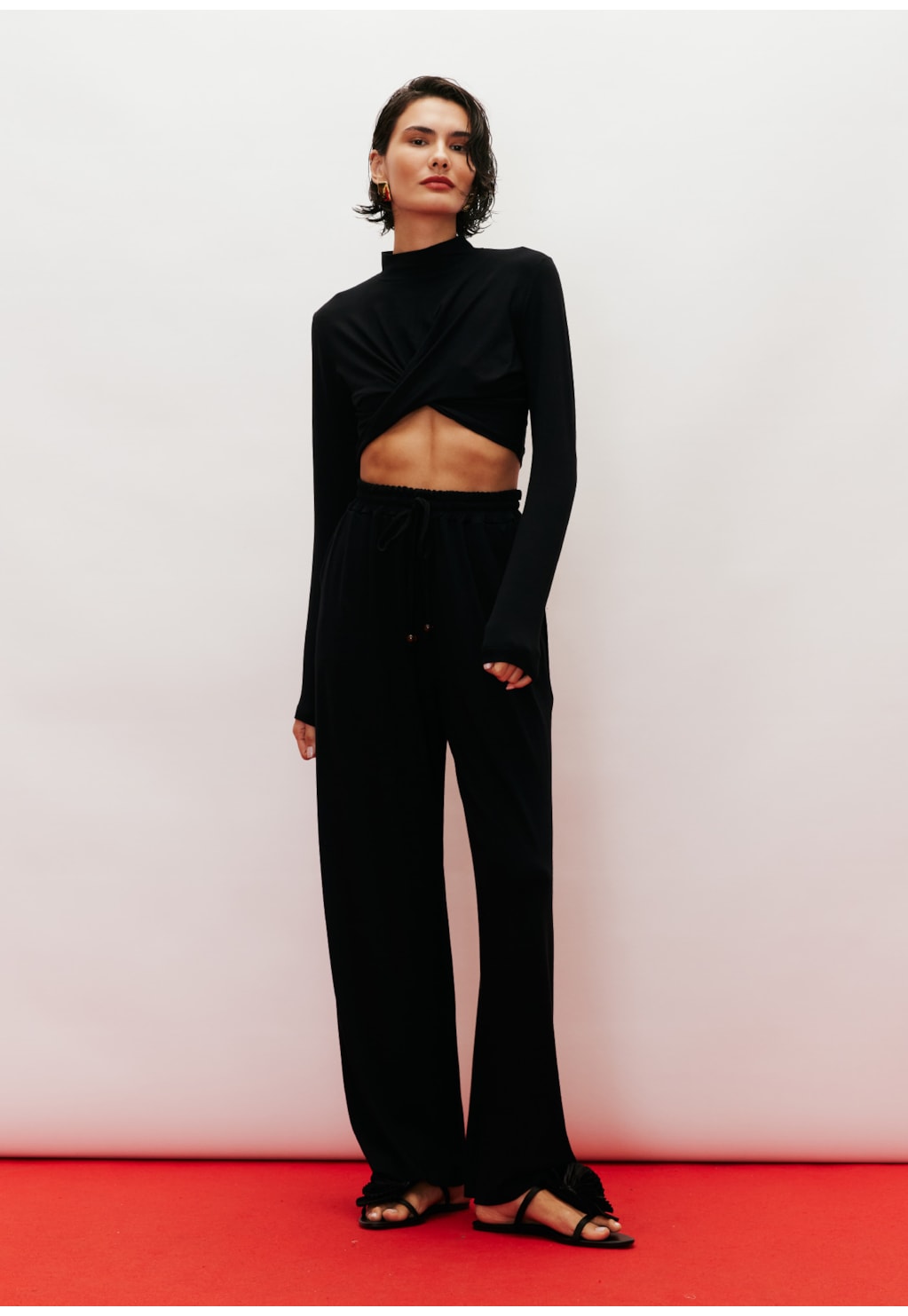 Calça Pantalona Bolso