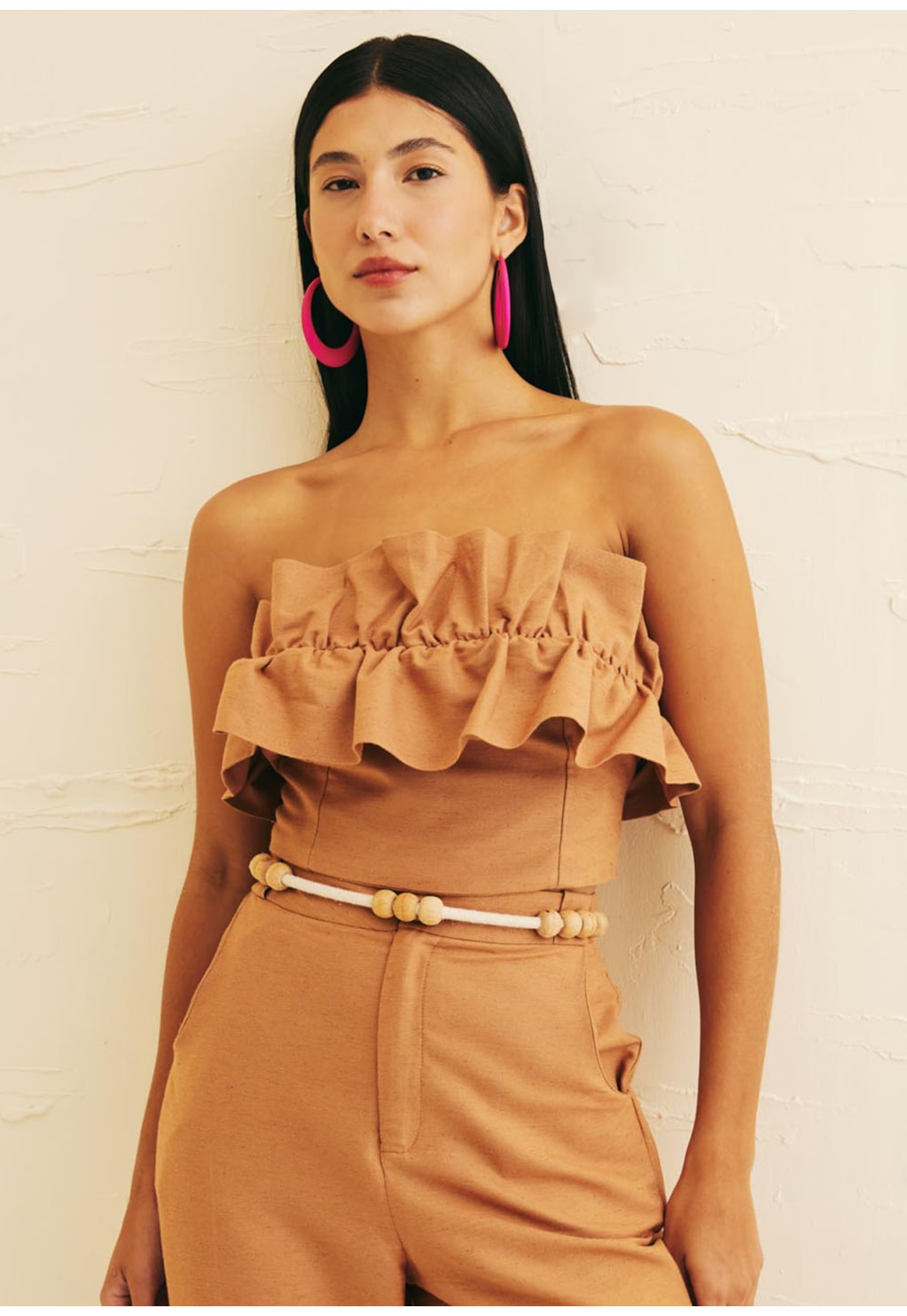 Calça Pantalona Bolso