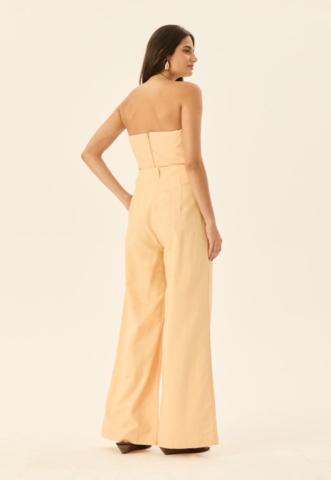 Calça Pantalona Cós Dois Botões