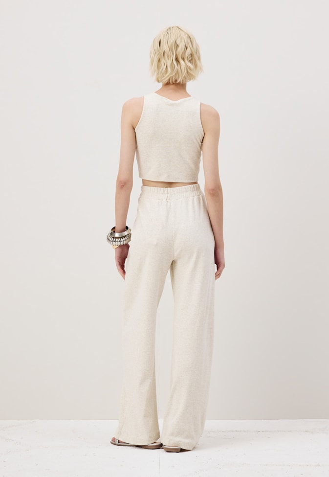 Calça Pantalona Cós Elástico