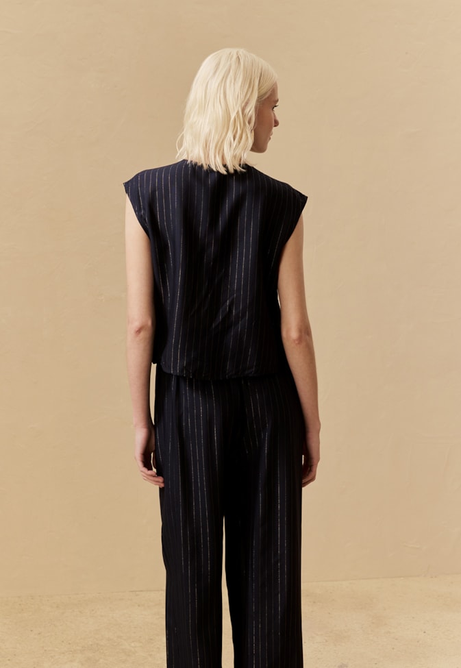 Calça Pantalona Cós Elastico