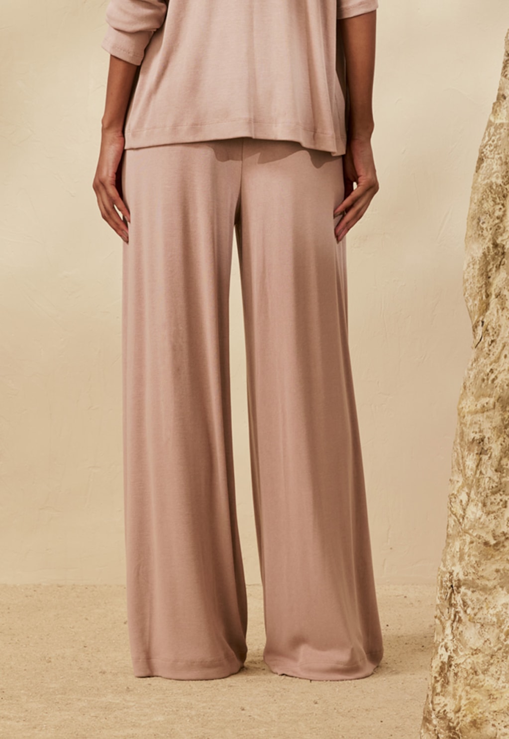 Calça Pantalona Cós Liso