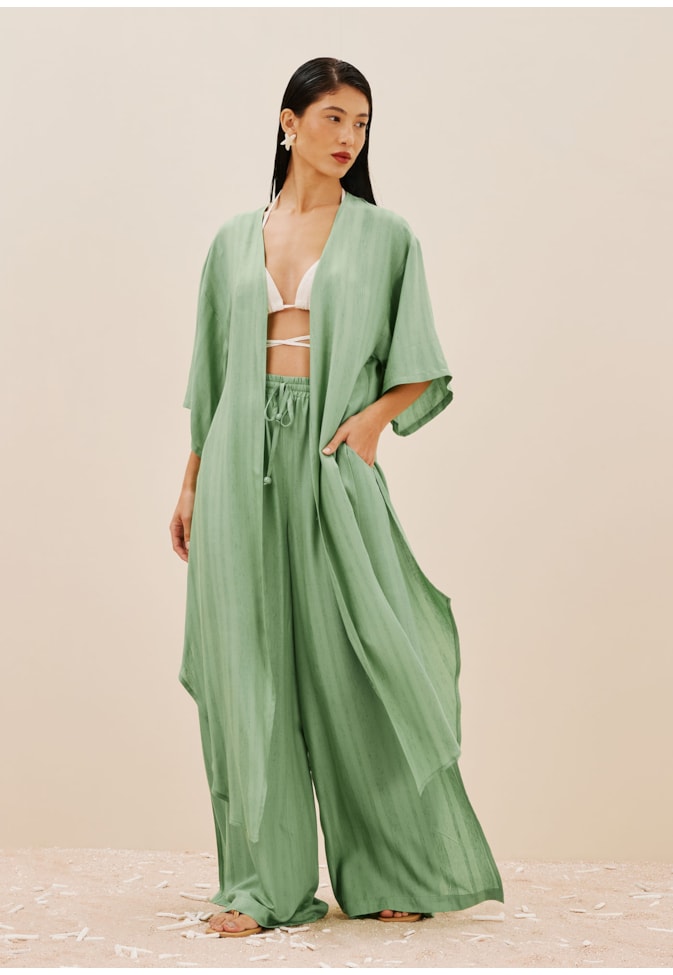 Calça Pantalona Elastico