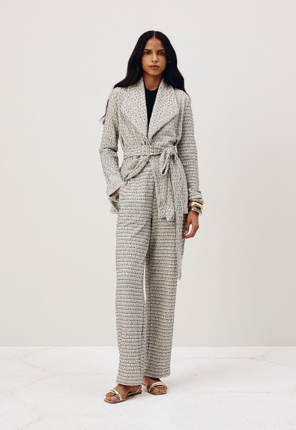 Calça Pantalona Elástico Cós