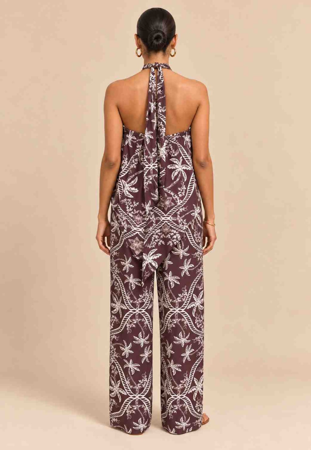 Calça Pantalona Estampada