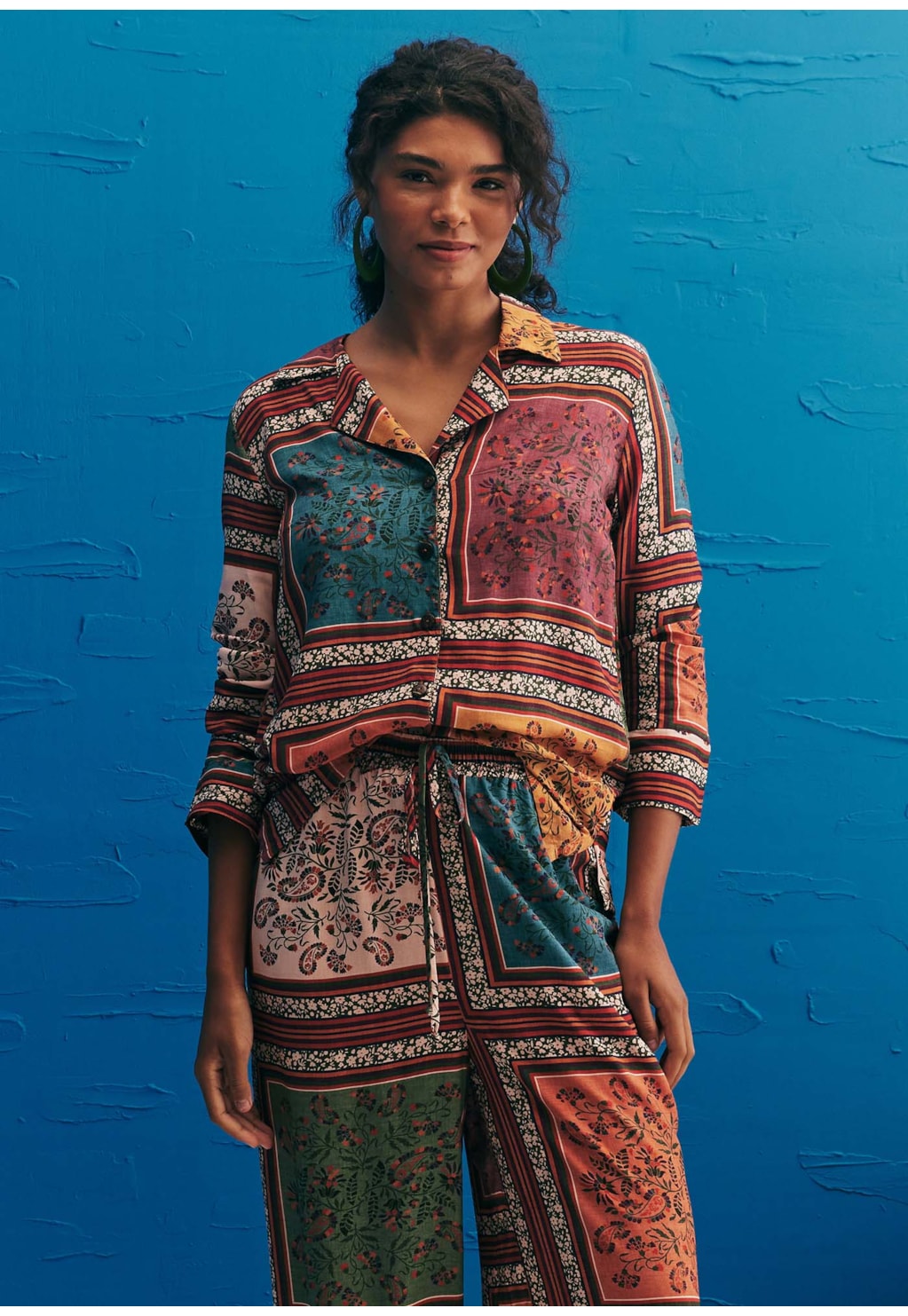 Calça Pantalona Fenda Los Tapes