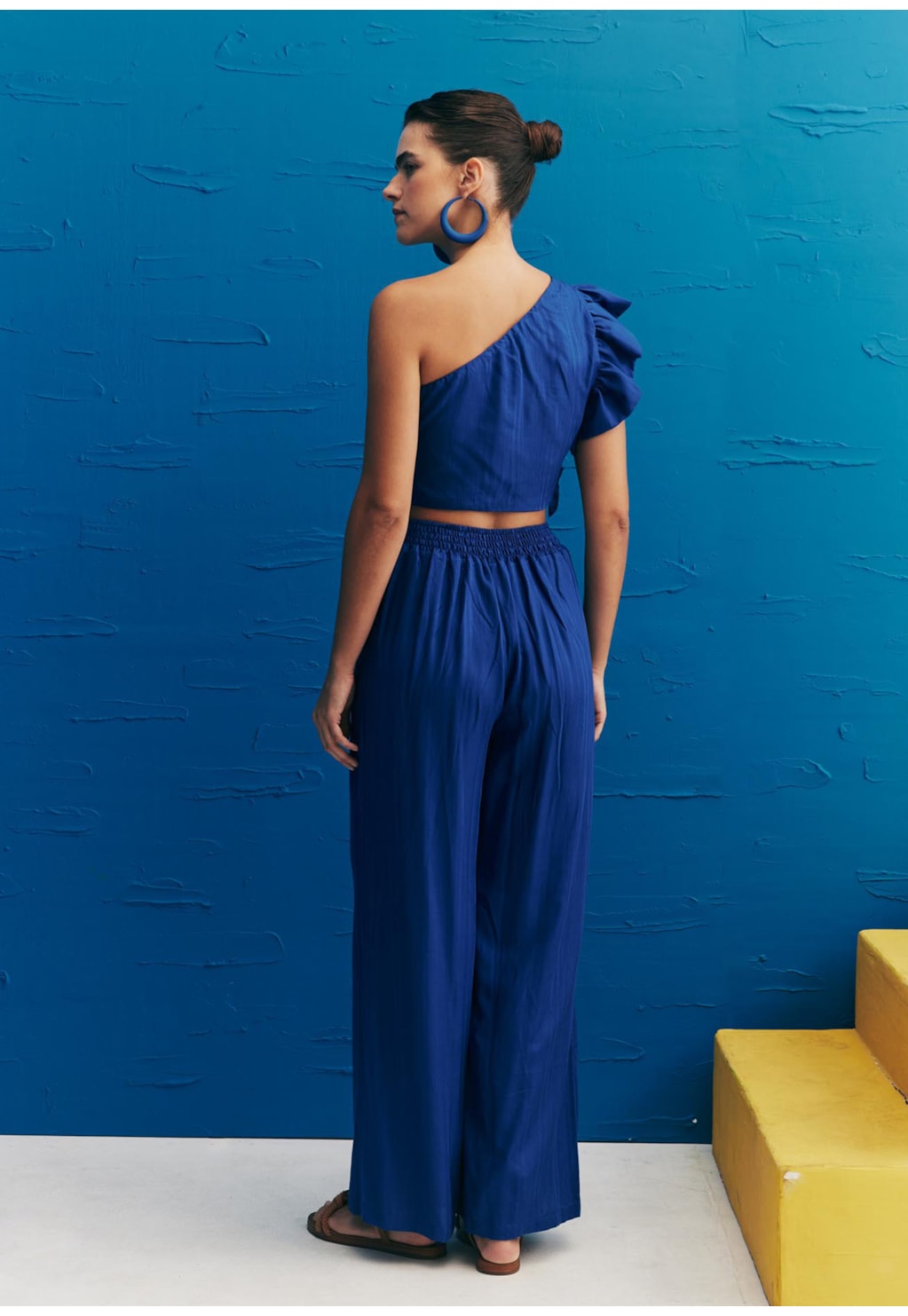 Calça Pantalona Fendas