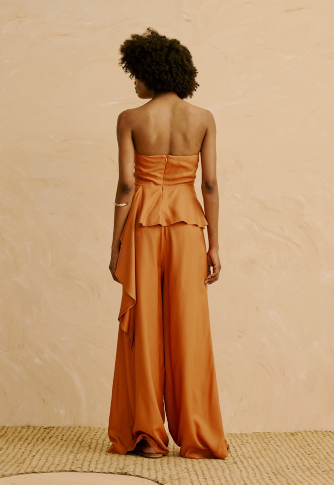 Calça Pantalona Lisa