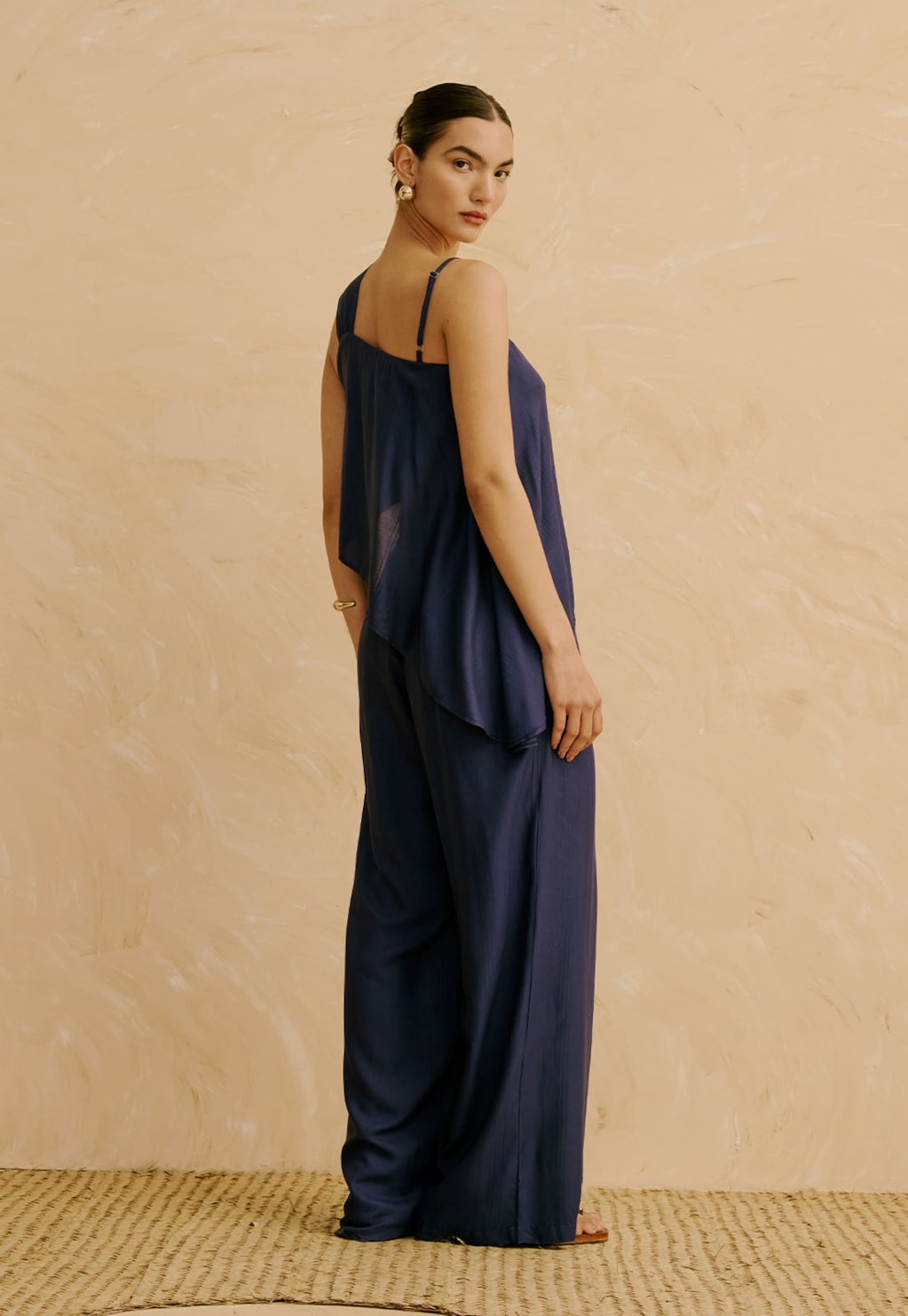 Calça Pantalona Lisa 