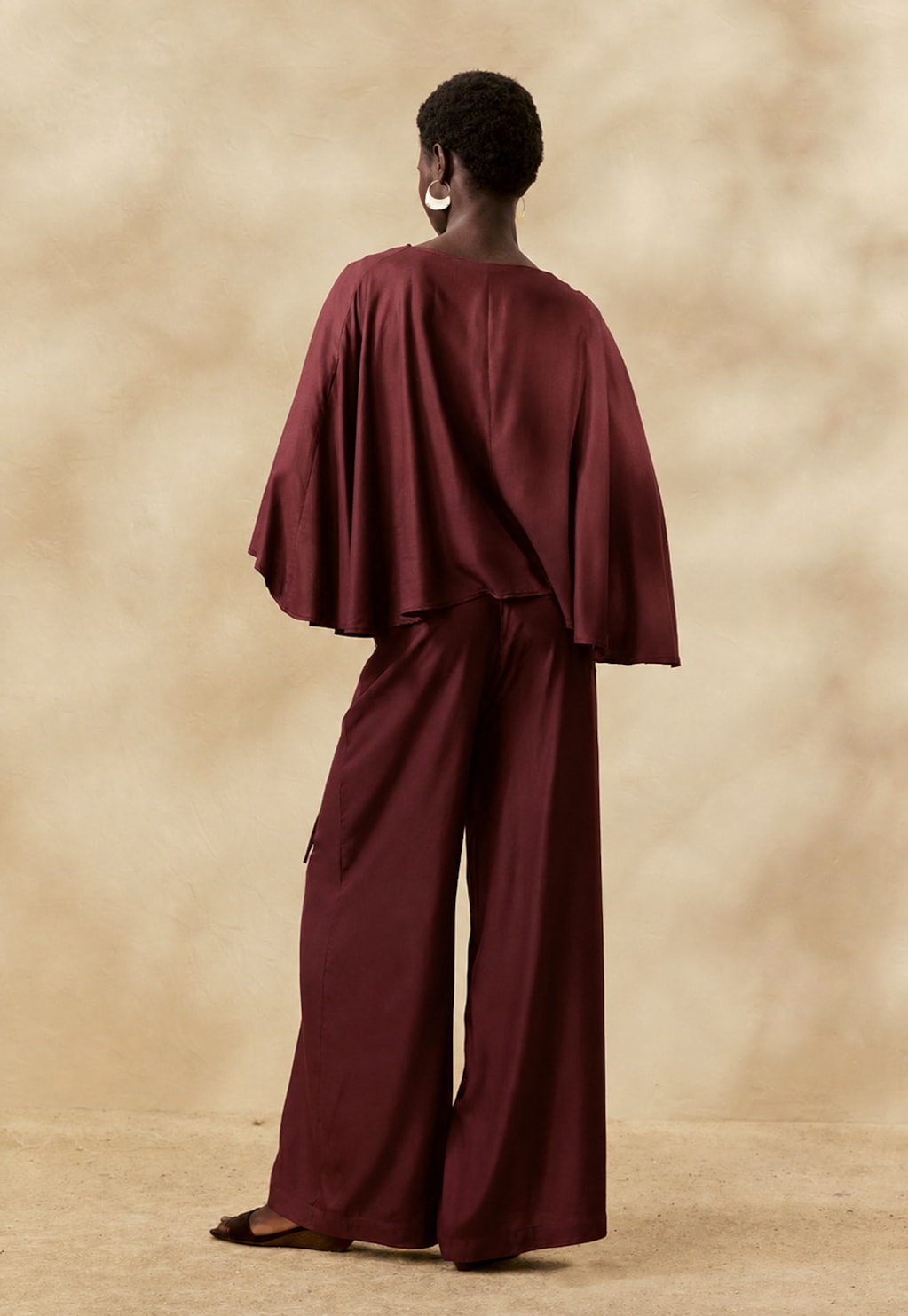Calça Pantalona Lisa