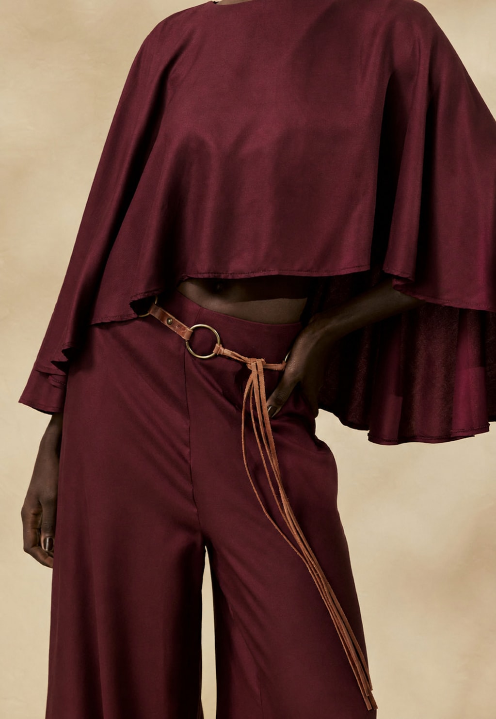 Calça Pantalona Lisa