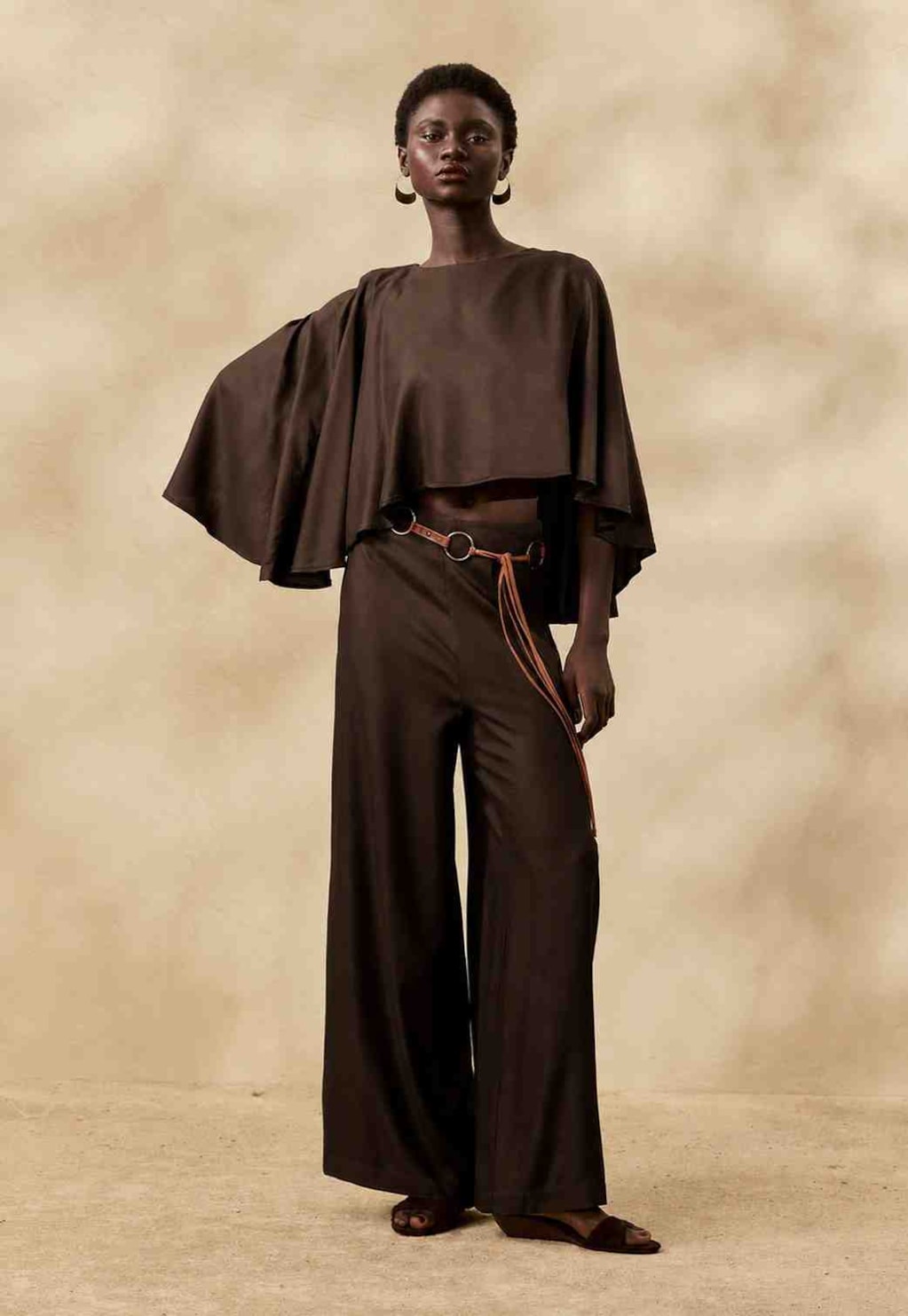 Calça Pantalona Lisa