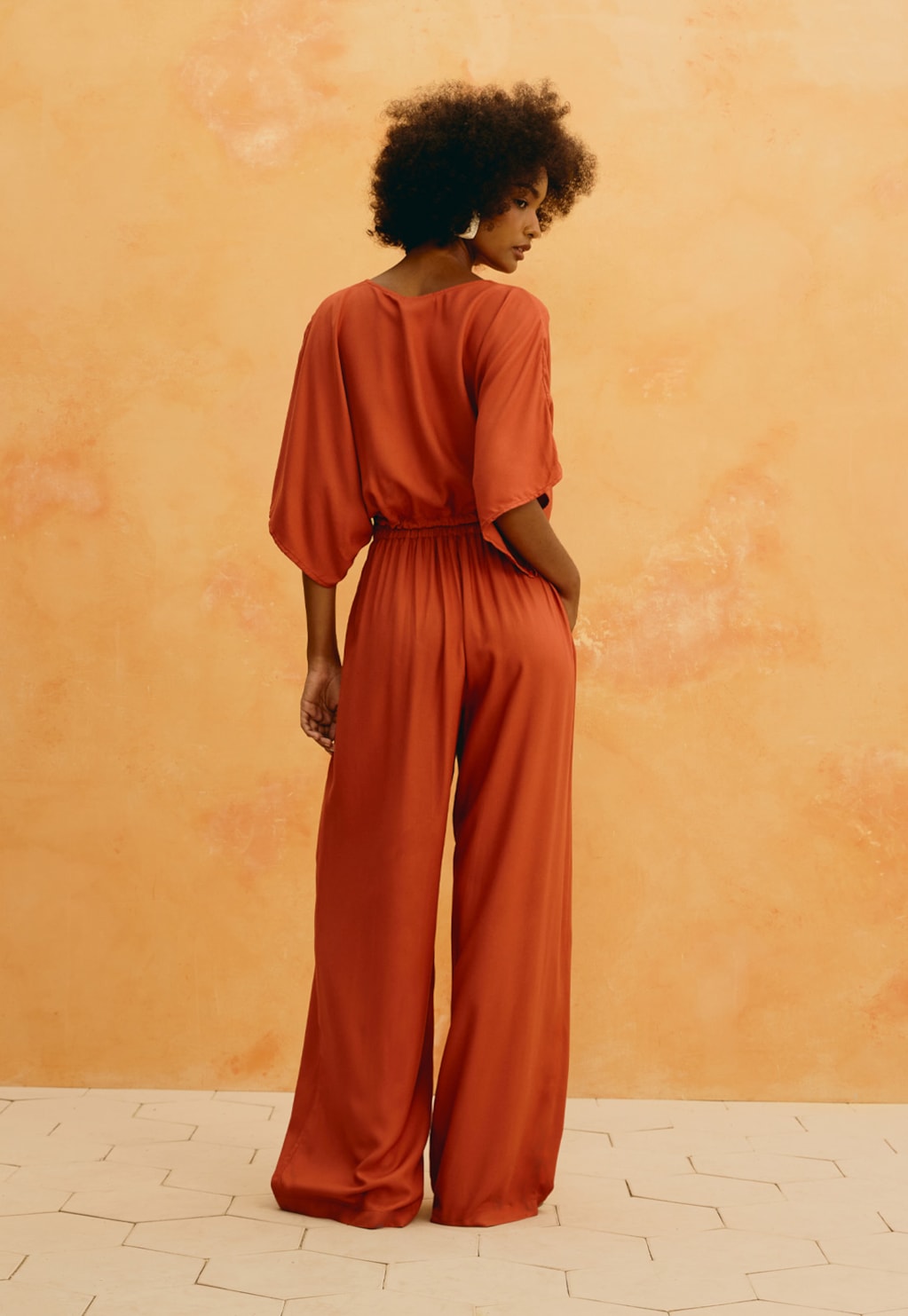 Calça Pantalona Lisa