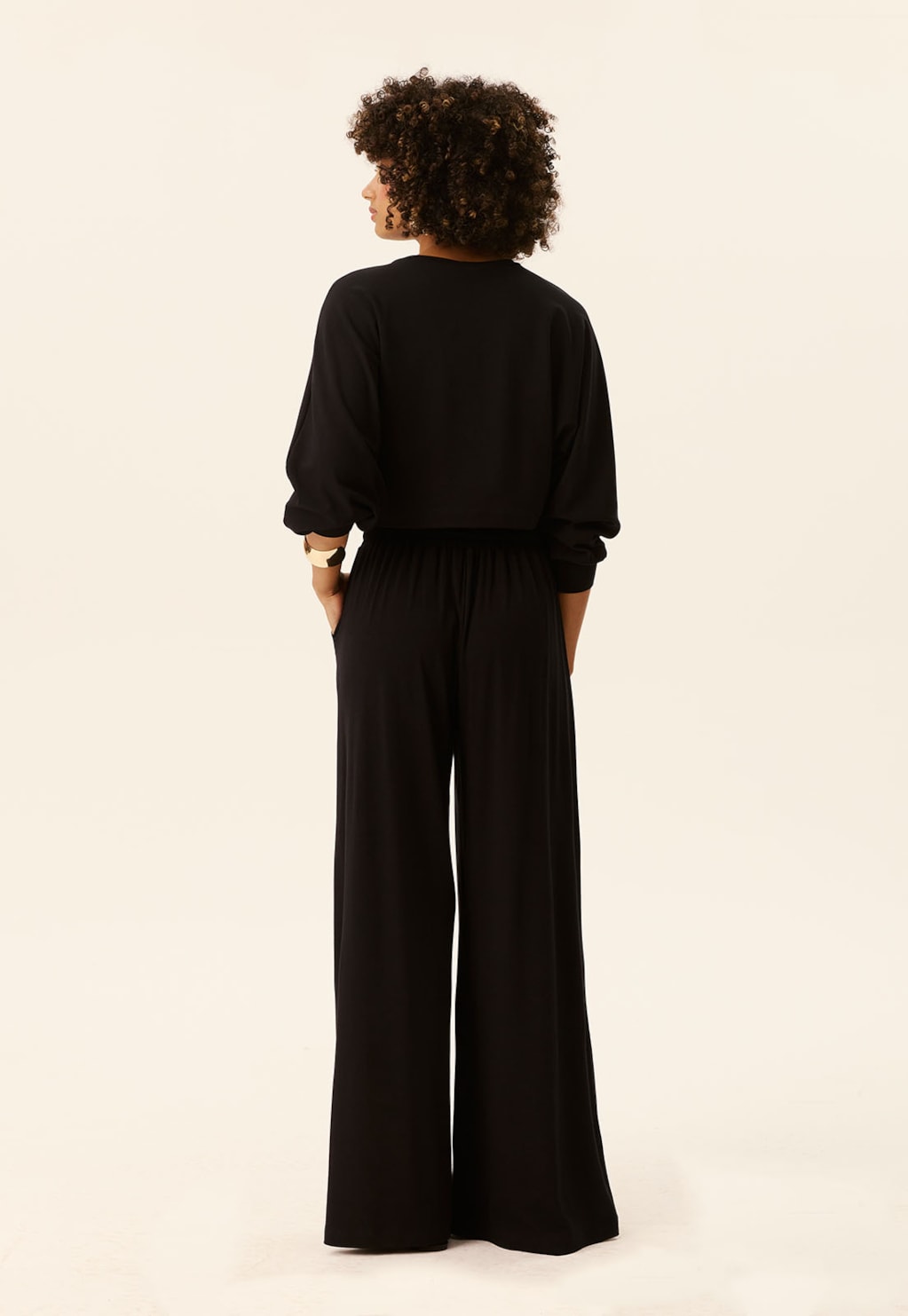 Calça Pantalona Malha