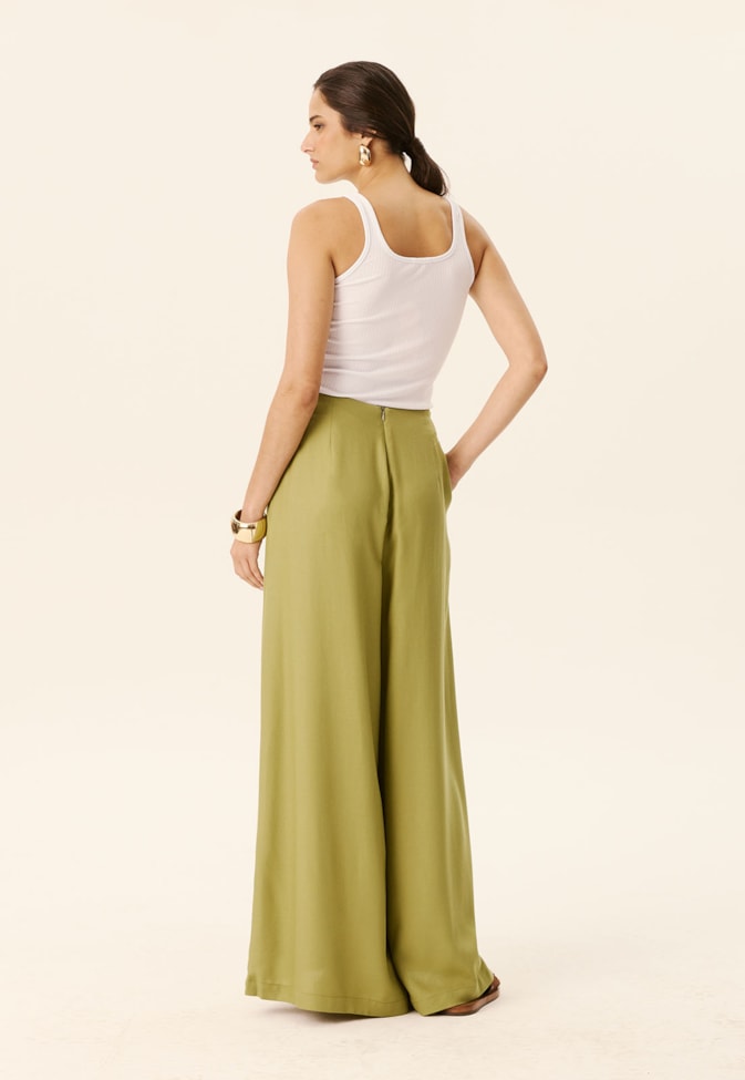 Calça Pantalona Pala Limpa