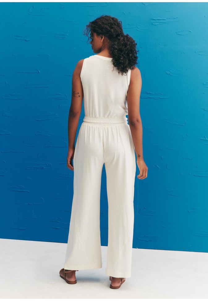 Calça Pantalona Recorte