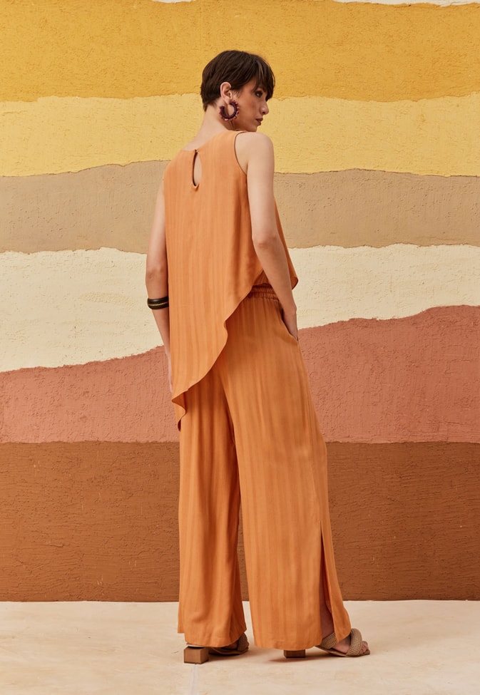 Calça Pantalona Regular