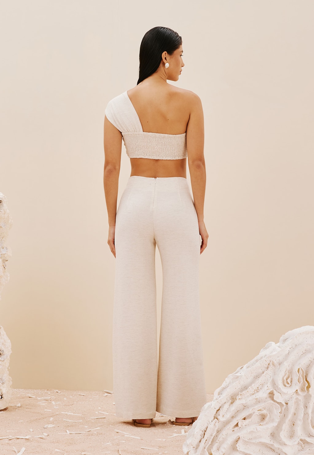 Calça Reta Cós Limpo