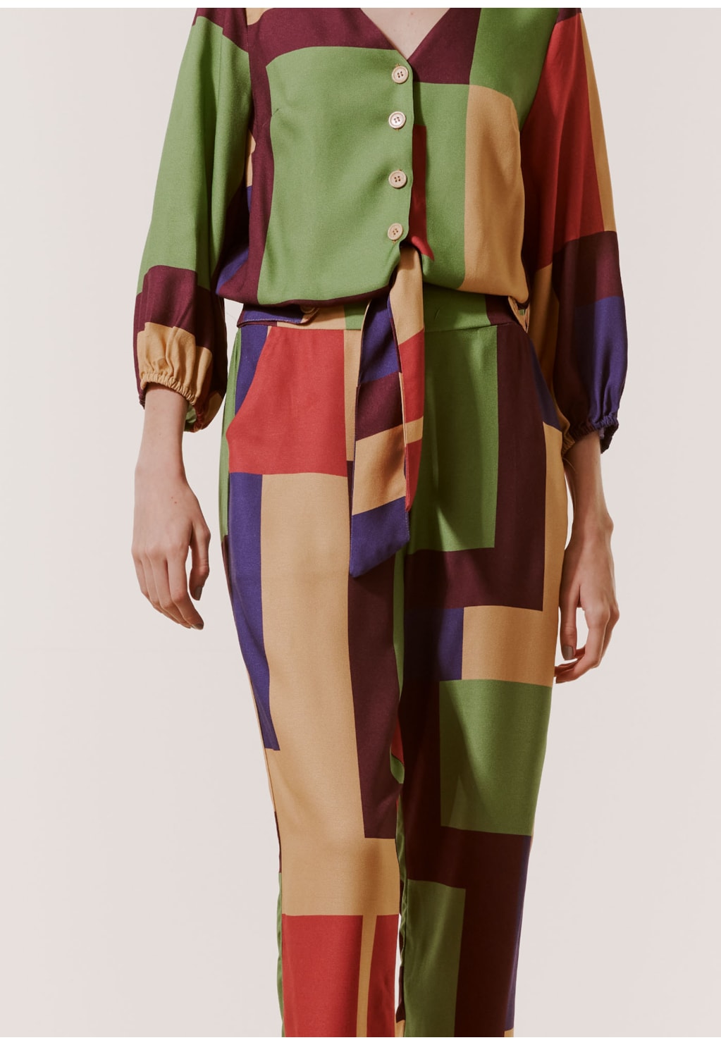 Calça Seca Elástico Estampada Chapadas