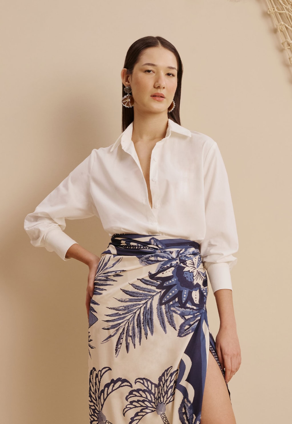 Camisa Bordado Peixe