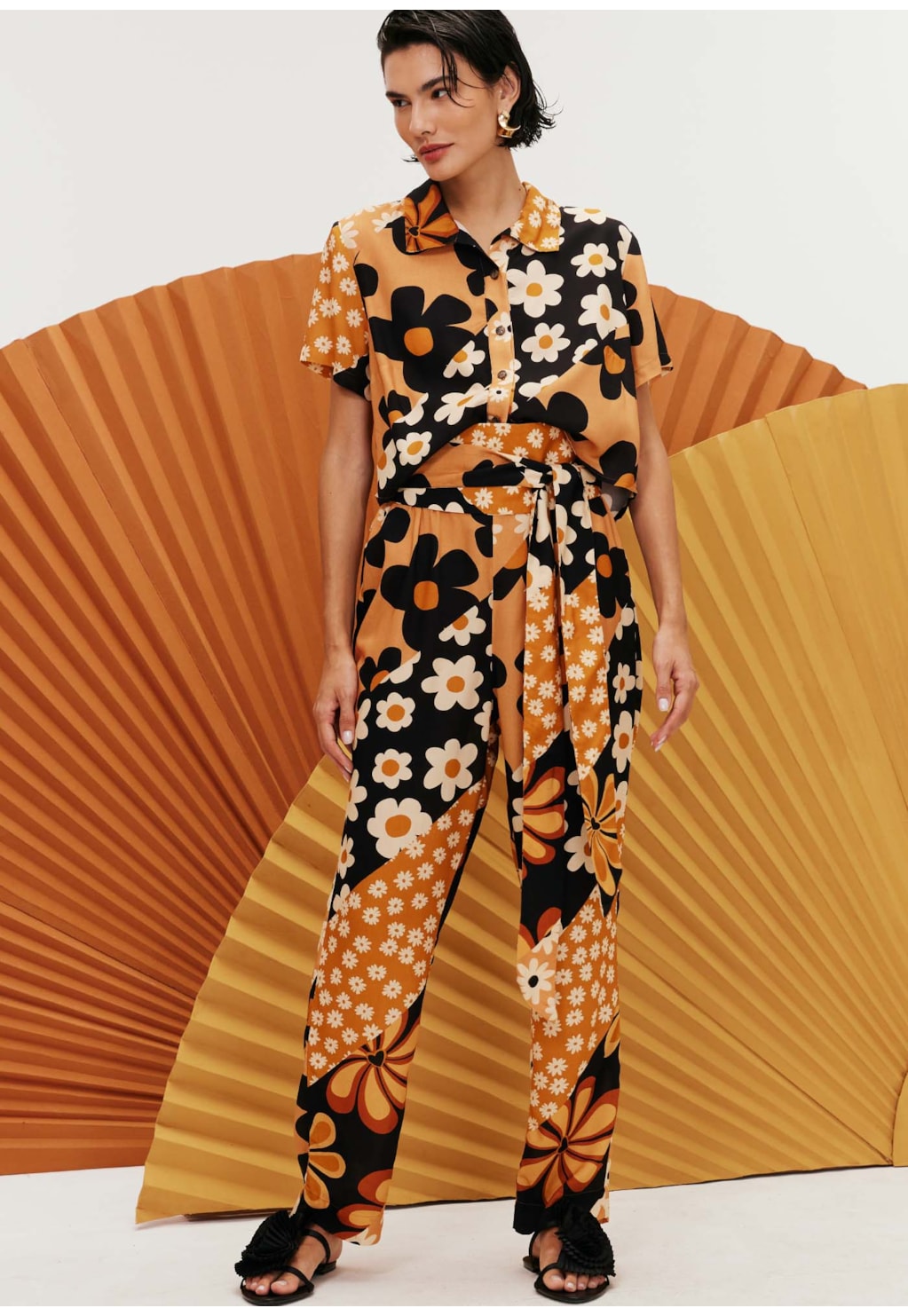 Camisa Cropped Estampada Salsa