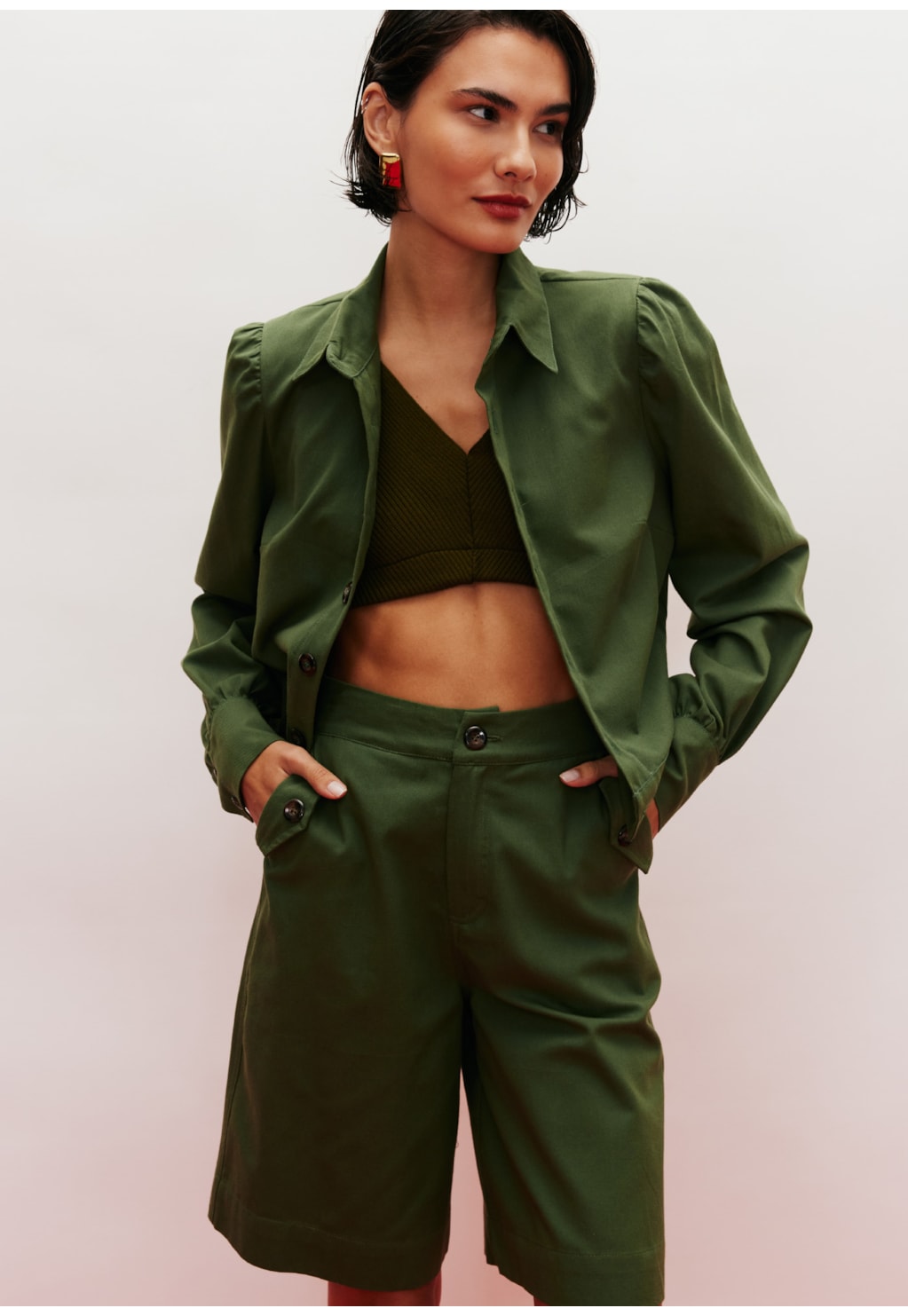 Camisa Cropped Quadrada