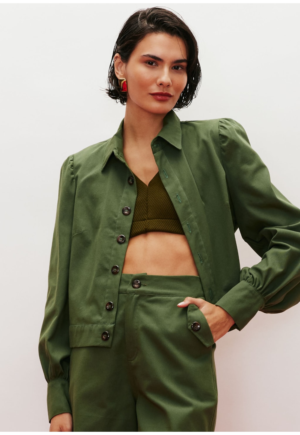 Camisa Cropped Quadrada