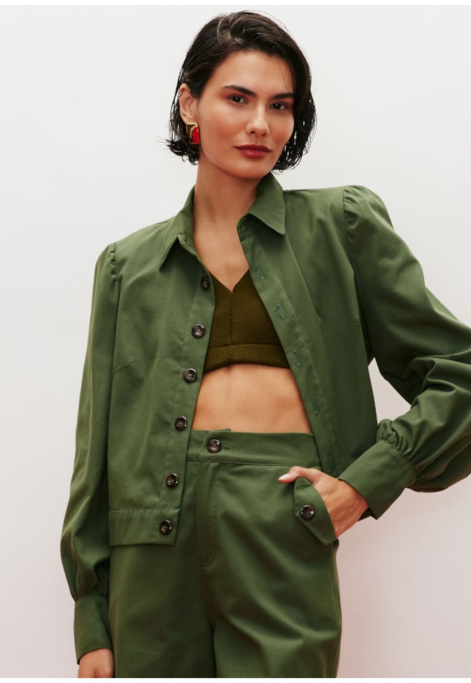 Camisa Cropped Quadrada