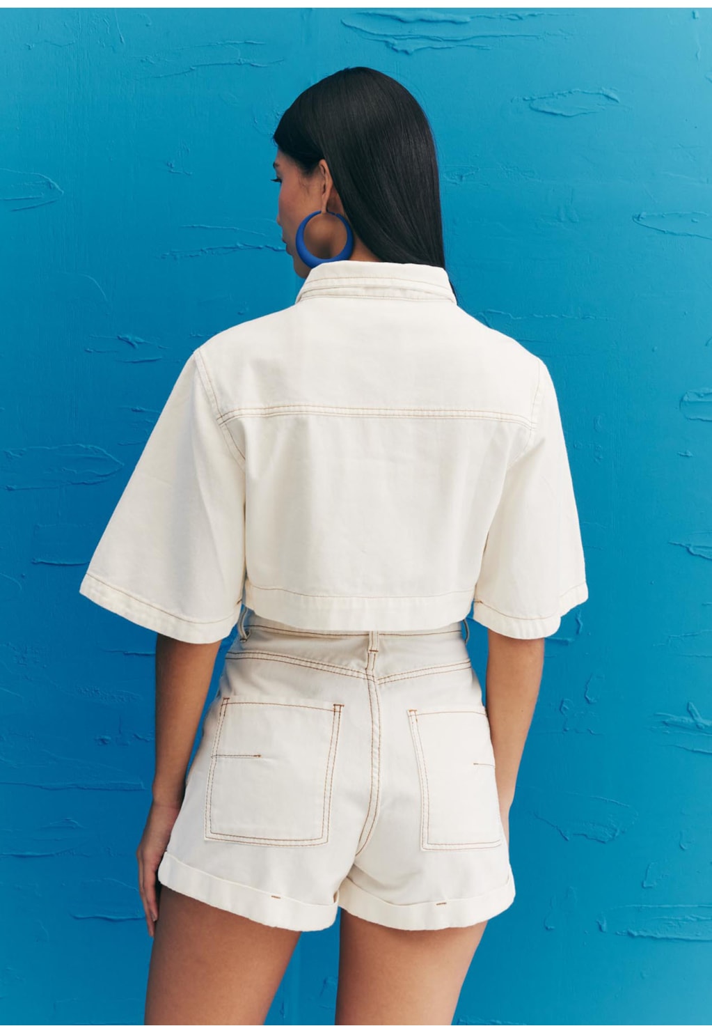 Camisa Cropped Sarja