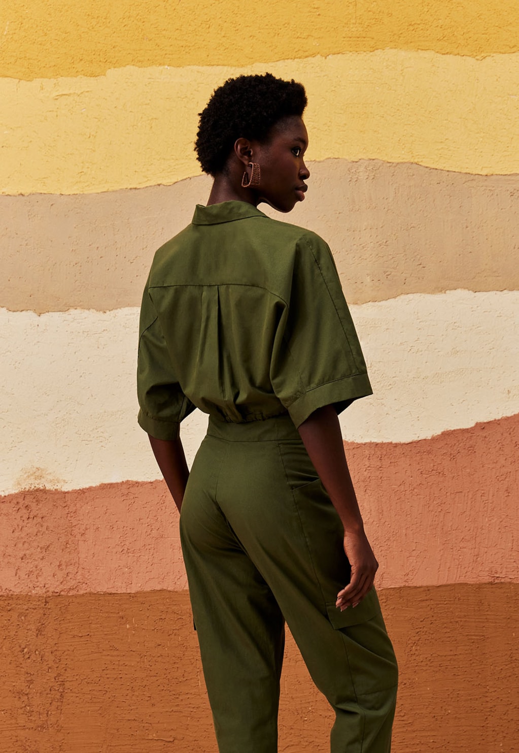 Camisa Cropped Transpassada