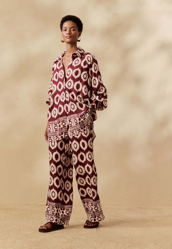 Camisa Estampada Cacau Peruano