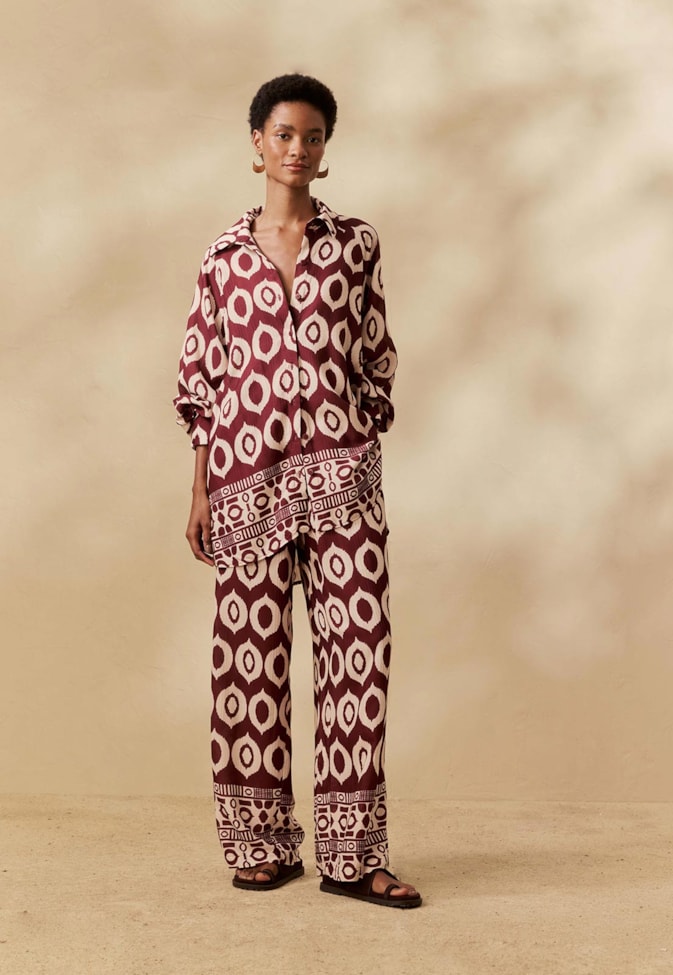 Camisa Estampada Cacau Peruano