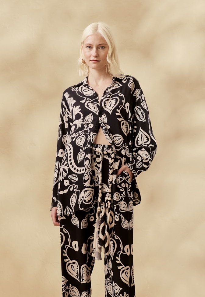 Camisa Estampada Cacau Rei