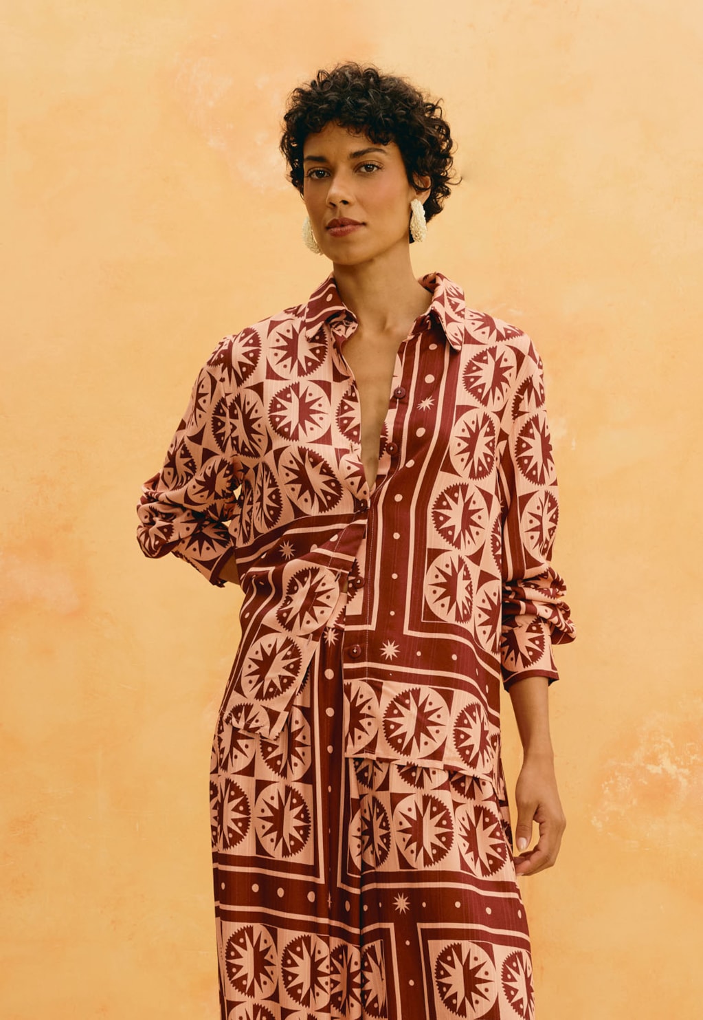 Camisa Estampada Sol Y Sombra