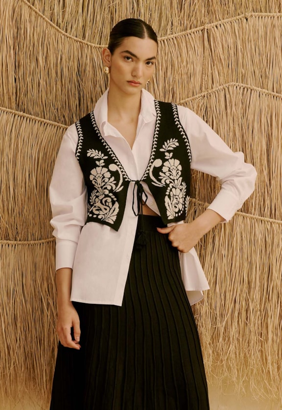 Camisa Lisa Oversized  Vista Frontal