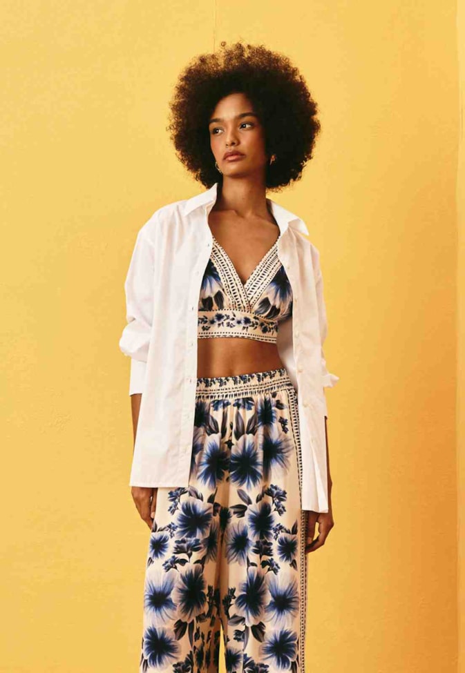 Camisa Lisa Oversized