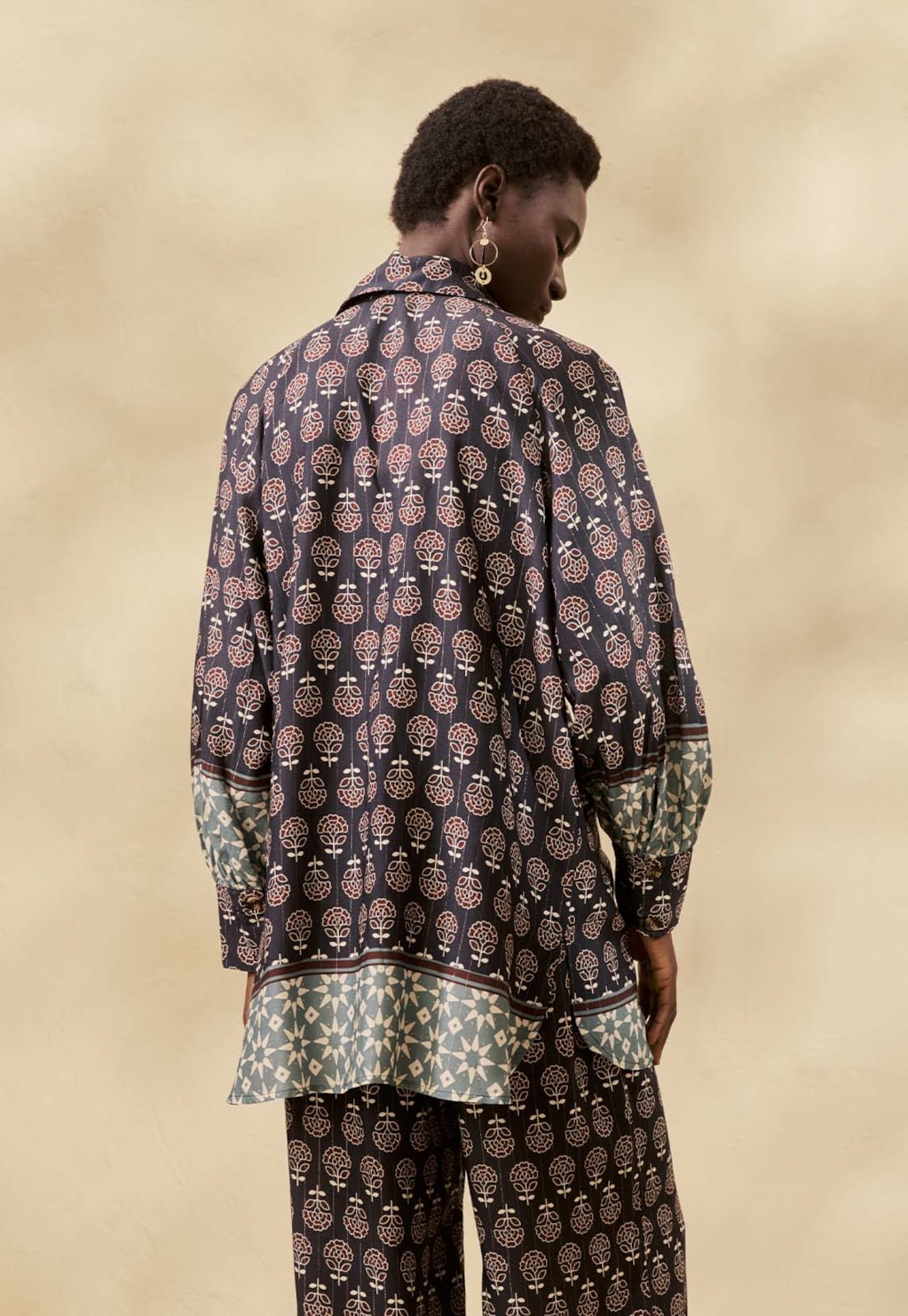 Camisa Manga Longa Estampada Cielo Inca