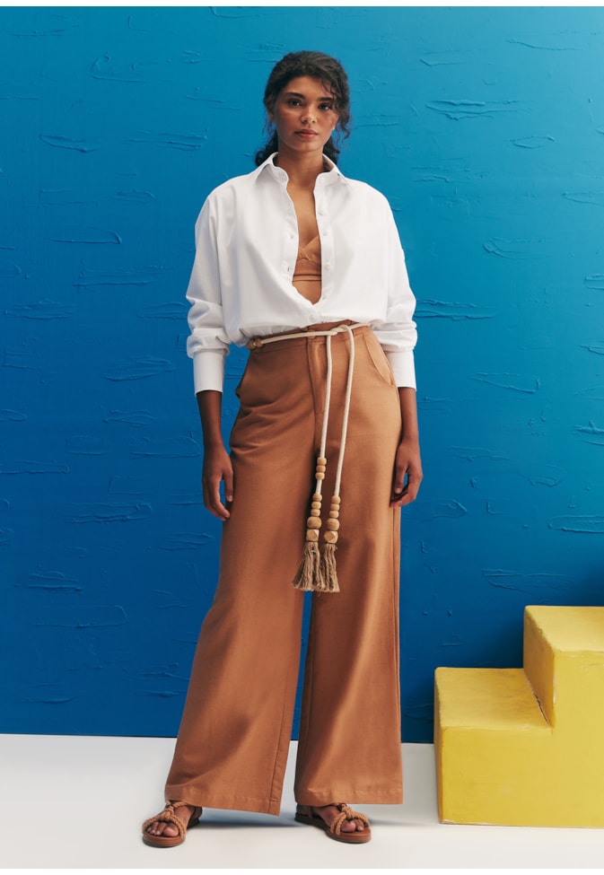 Camisa Oversized Bordado