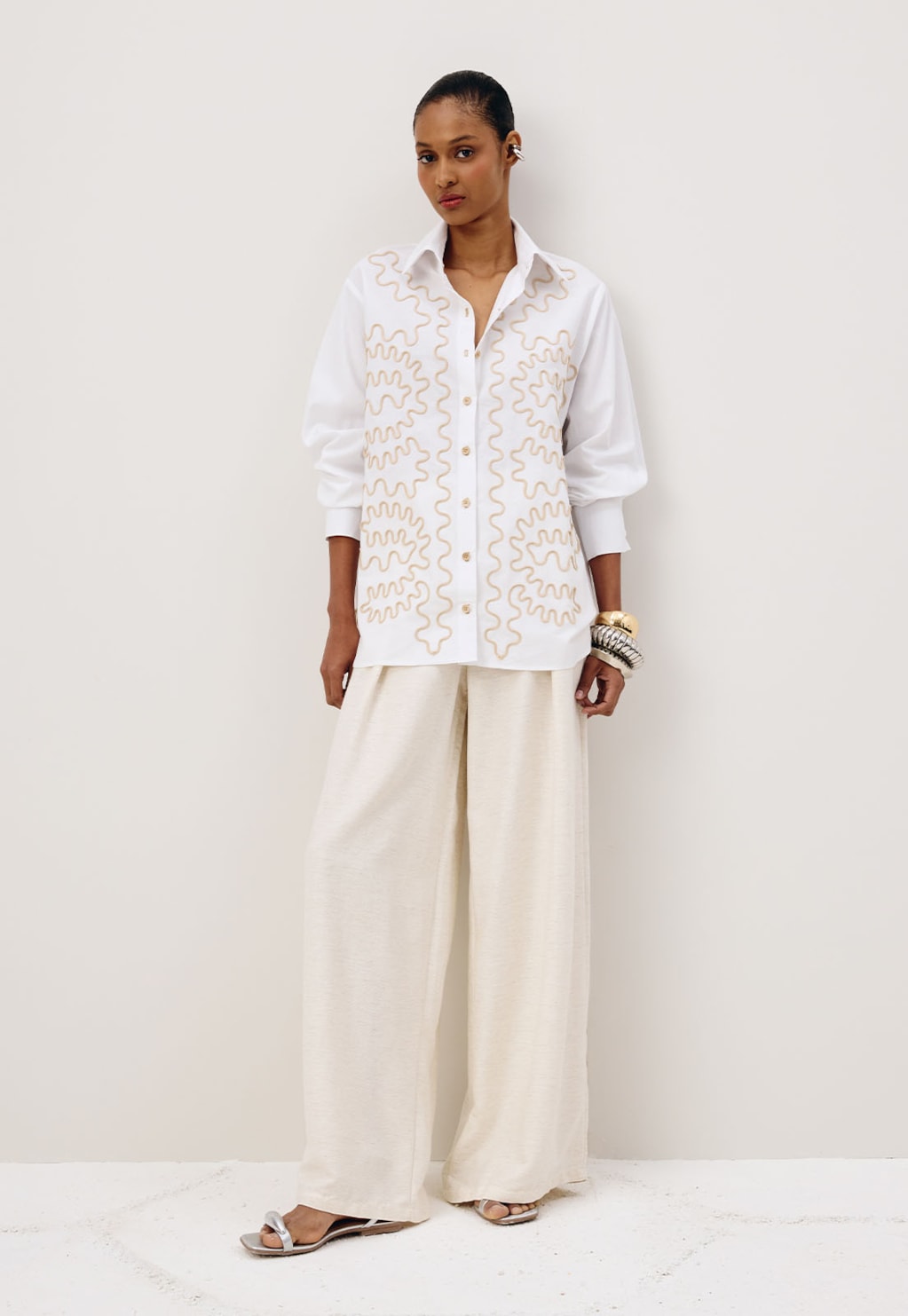 Camisa Oversized Bordado