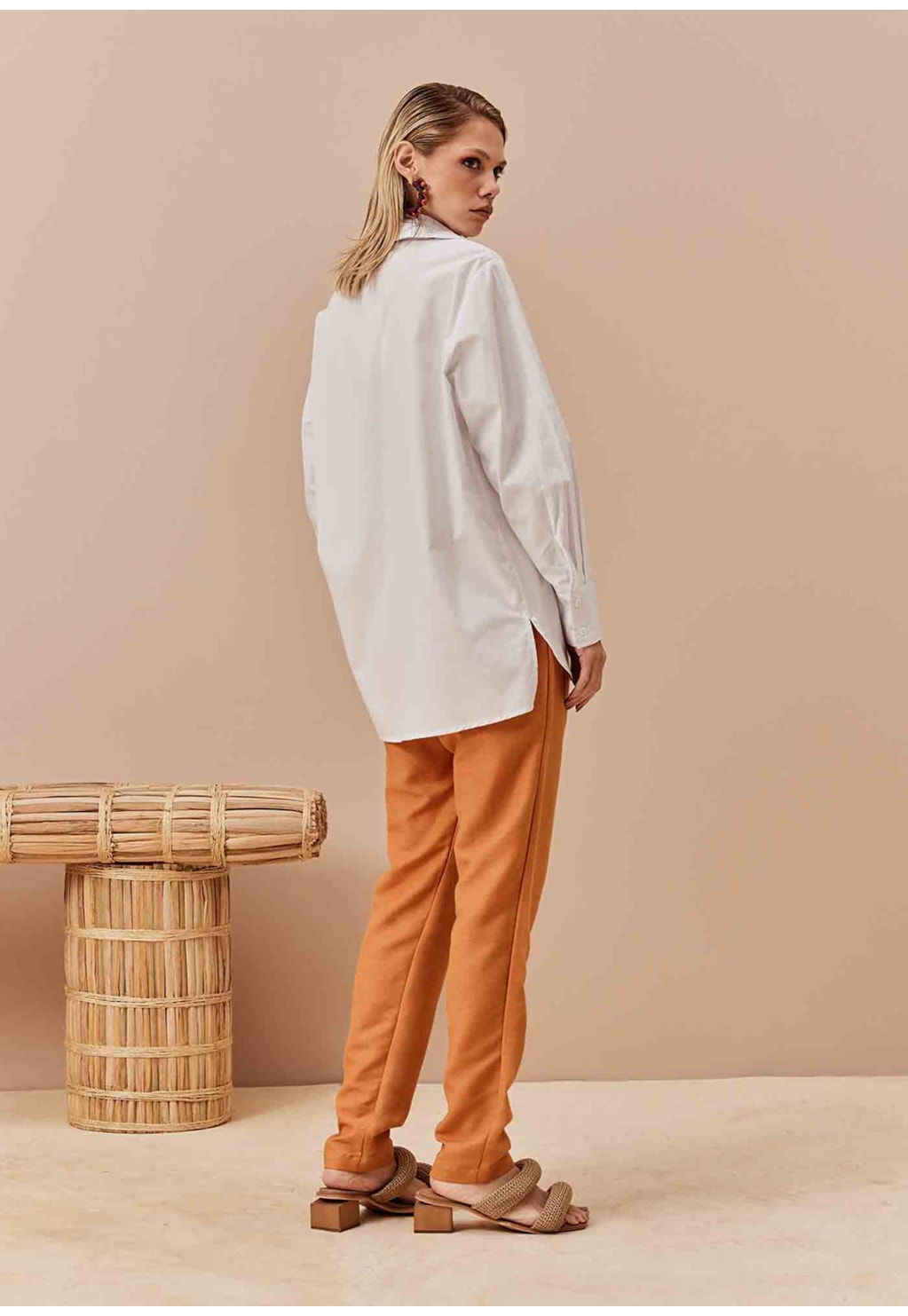 Camisa Oversized Bordado Palmeira